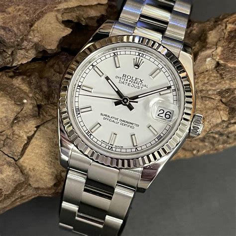 rolex oyster perpetual datejust ebay|pre owned rolex datejust 31mm.